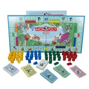 Monopoly Junior Board Game 2-4 Players Ages 5-8 Complete Set Family‎ Fun